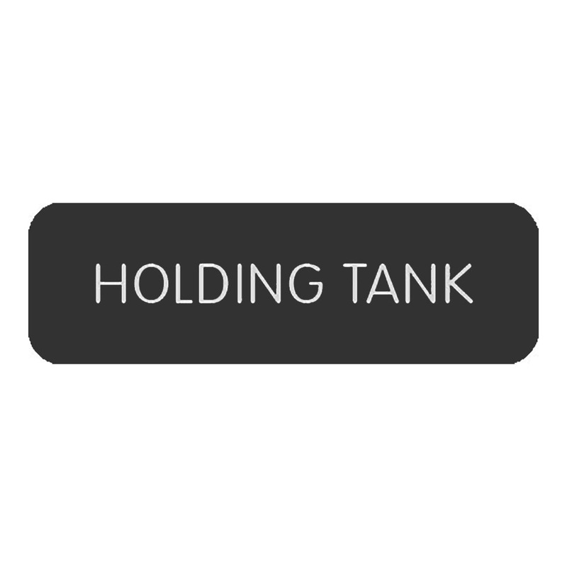 Blue SeaLarge Format Label - "Holding Tank" [8063-0265]