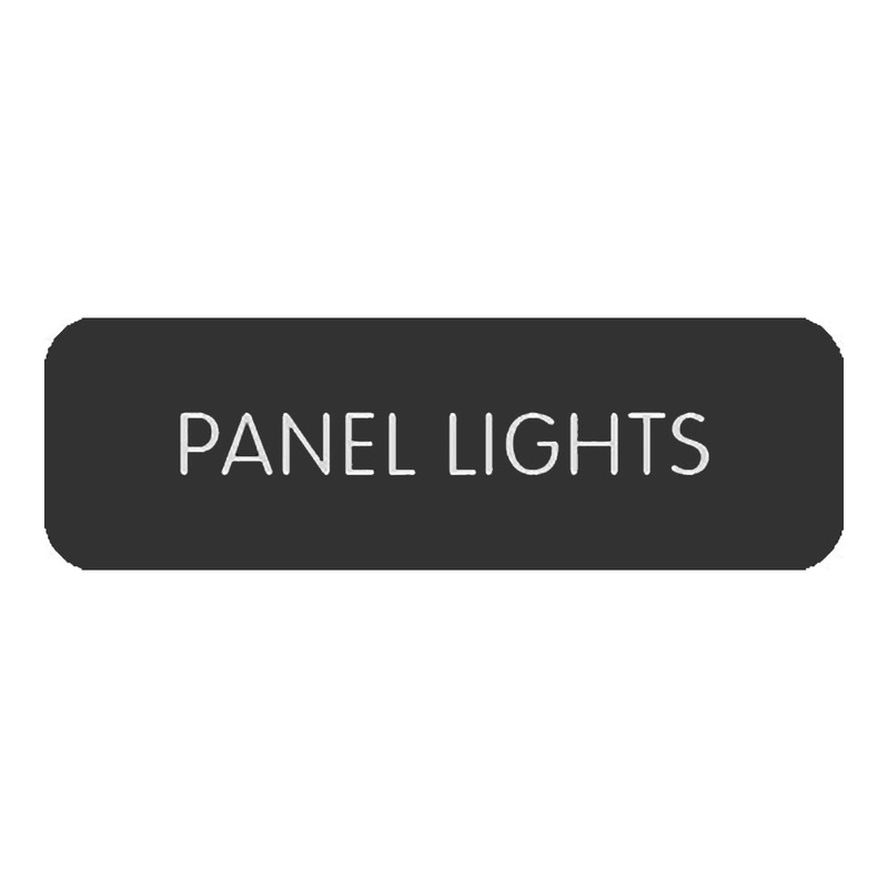 Blue SeaLarge Format Label - "Panel Lights" [8063-0458]