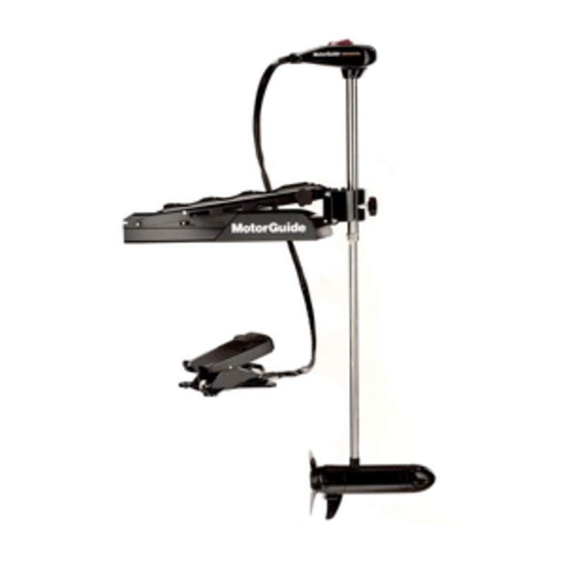 MotorGuide Tour Edition TR82L FB Digital Freshwater Bow Mount Trolling Motor - Foot Control - 24v-82lb-45" w/ Transducer