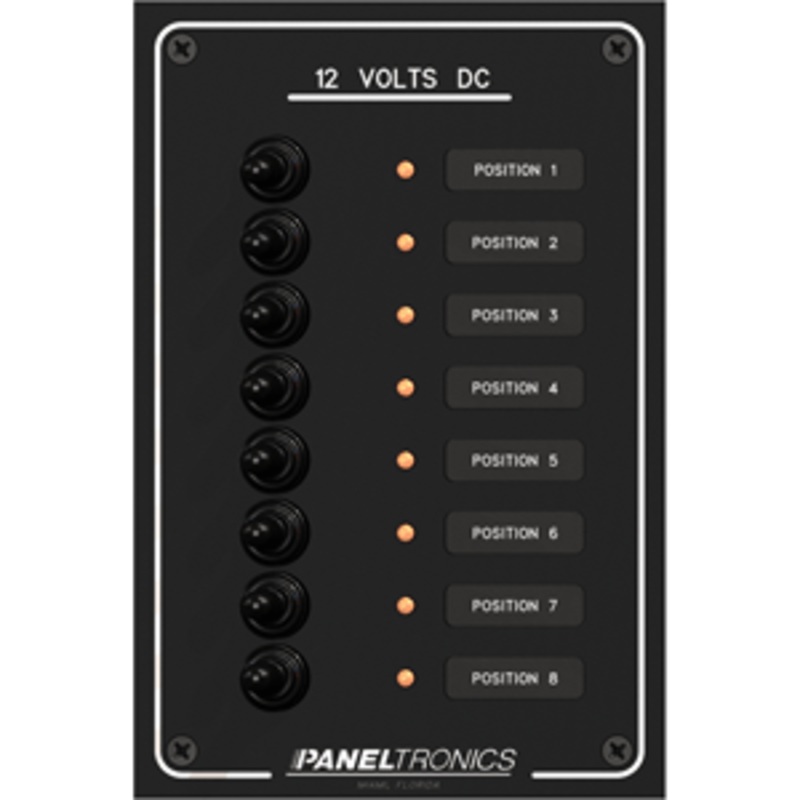 Paneltronics Premier DC 8 Position Waterproof Breaker Panel