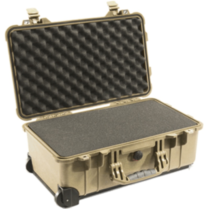 Pelican 1510 Carry-On Case w/Foam - Tan