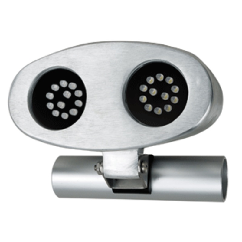 Perko LED Rail or Surface Mount Spreader Light - Brushed Marinium Alloy