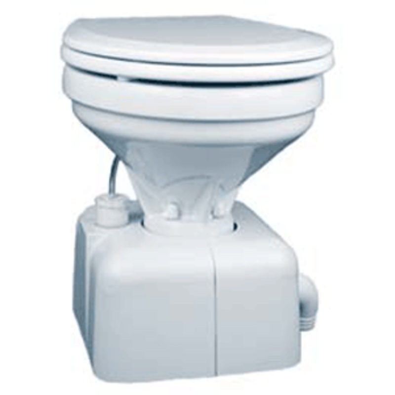 Raritan Crown Head - White - Marine-Size - 90 Discharge - 12V