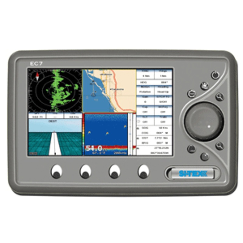 SI-TEX EC7IF Chartplotter w/Internal Antenna & Fishfinder