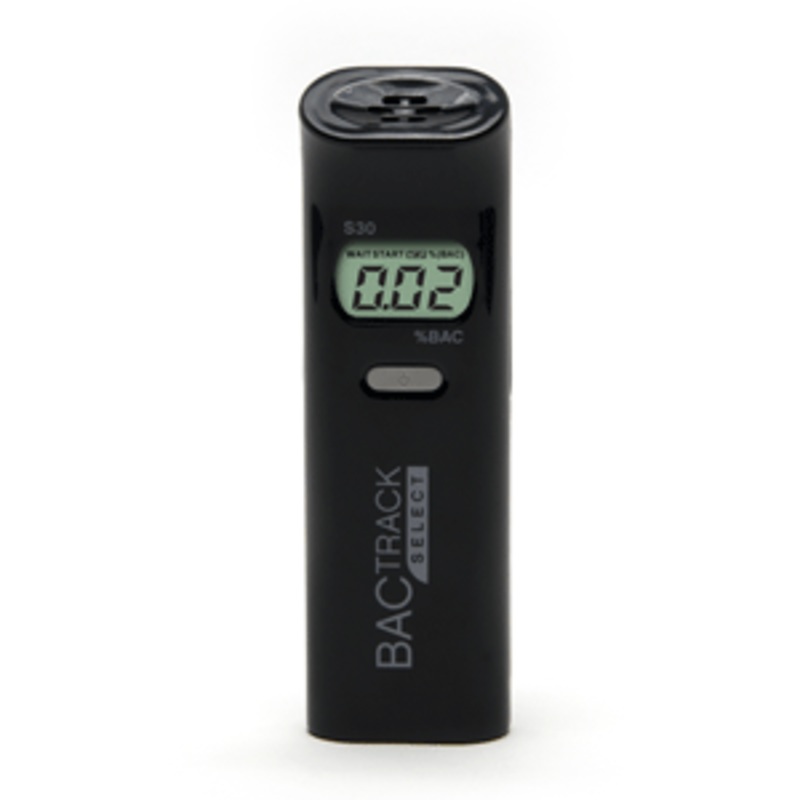 BACtrack Select S-30 Compact Portable Breathalyzer - Black