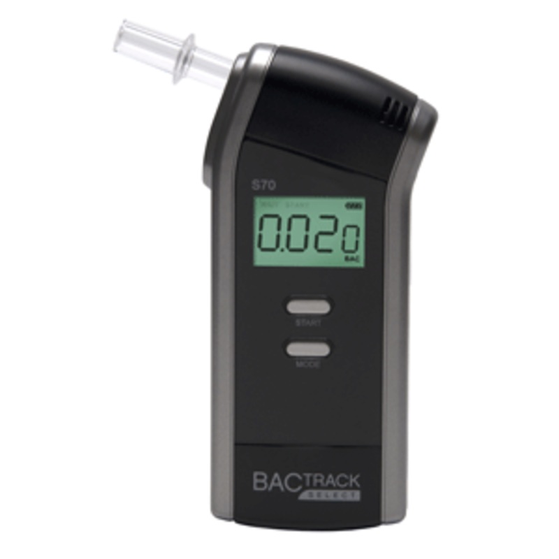 BACtrack Select S-70 Personal/Professional Digital Breathalyzer - Black