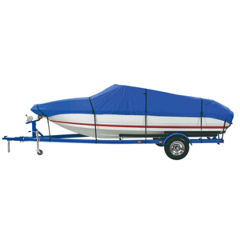 Dallas Manufacturing Co. Custom Grade Polyester Boat Cover E 20'-22' V-Hull Runabouts - Beam Width to 100"