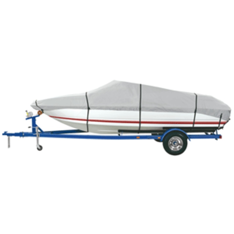 Dallas Manufacturing Co. Heavy Duty Polyester Boat Cover A - 14-16' V-Hull Fishing Boats - Beam Width to 68"