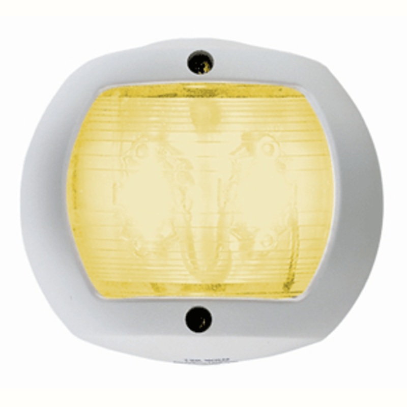 Perko LED Towing Light - Yellow - 12V - White Plastic Housing