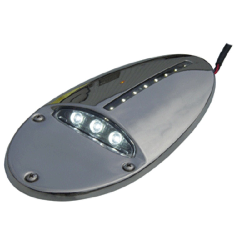 Innovative Lighting LED Surface Mount Docking Light - Chrome