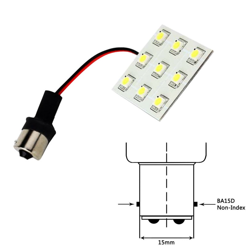 Lunasea Bayonet 9 LED Bulb BA15D - 12VAC or 10-30VDC-2W-149 Lumens - Warm White [LLB-269W-21-00]