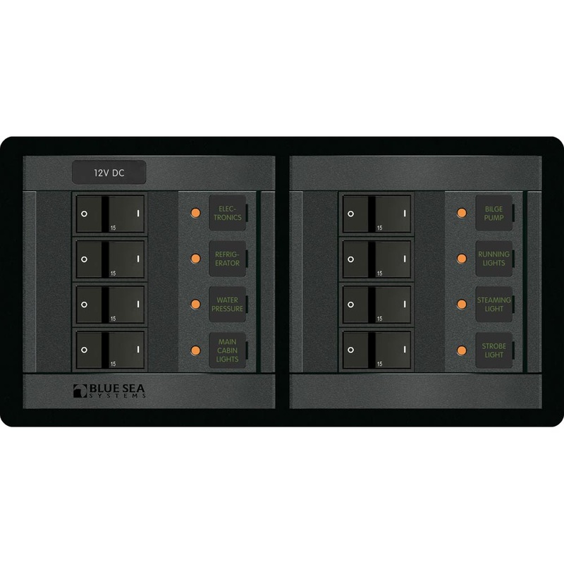Blue Sea 1225 12V DC 8 Position - Horizontal [1225]